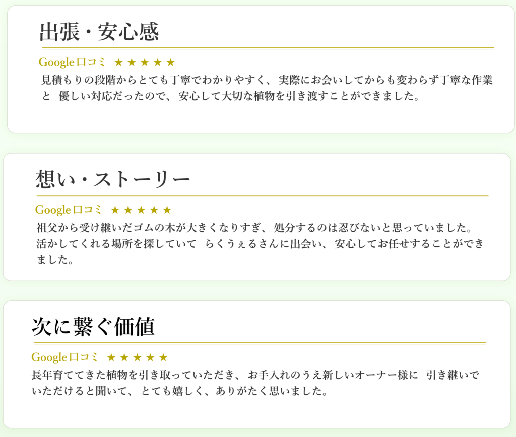 Google口コミ抜粋画像